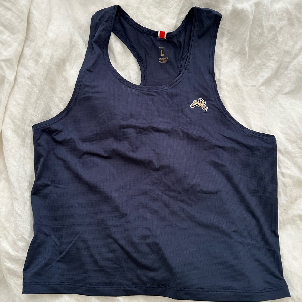 Tracksmith Twilight cropped tank